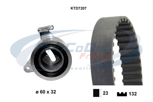 PROCODIS FRANCE paskirstymo diržo komplektas KTD7207